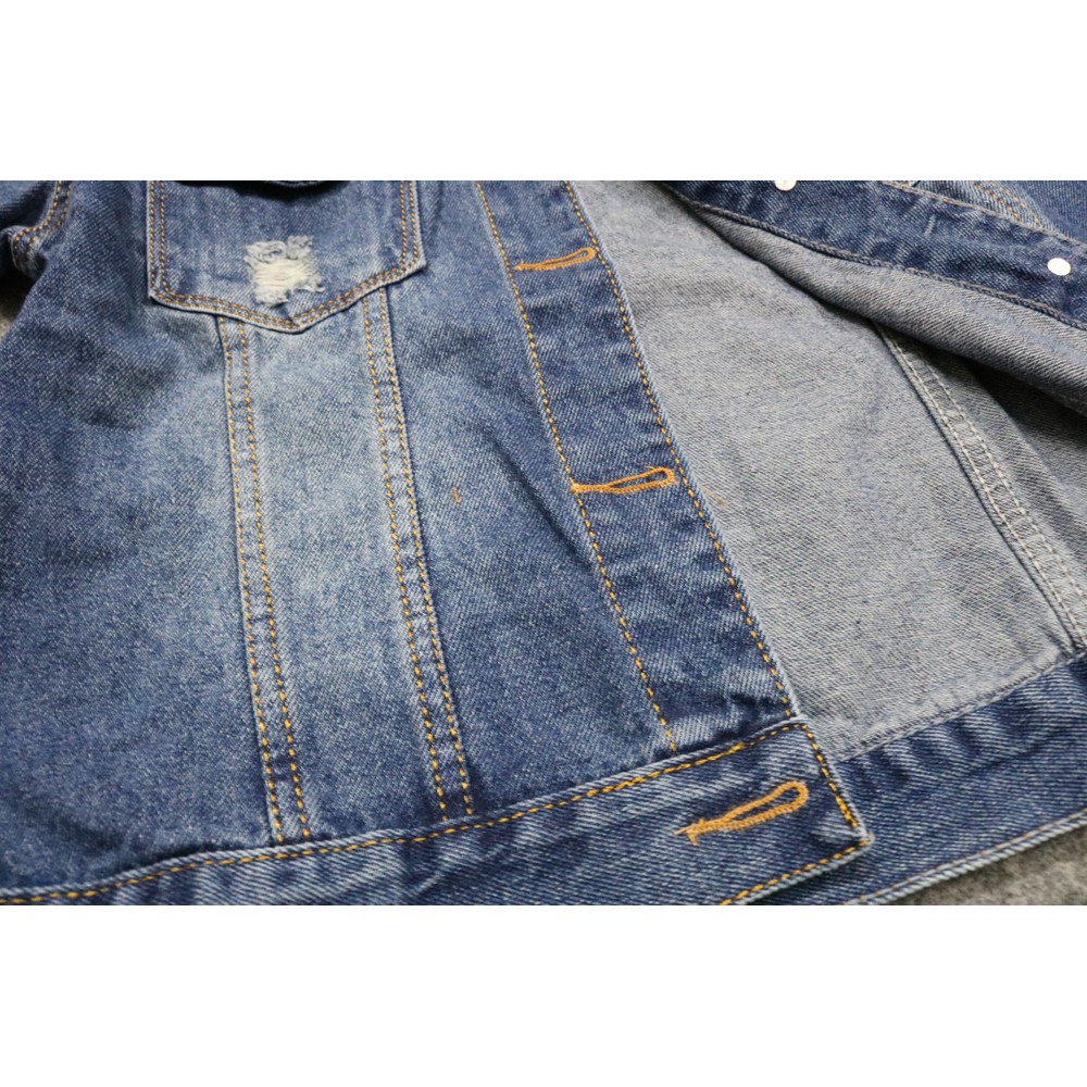 [FREESHIP 150K] Áo Khoác Jean Nữ Cao Cấp OHS782