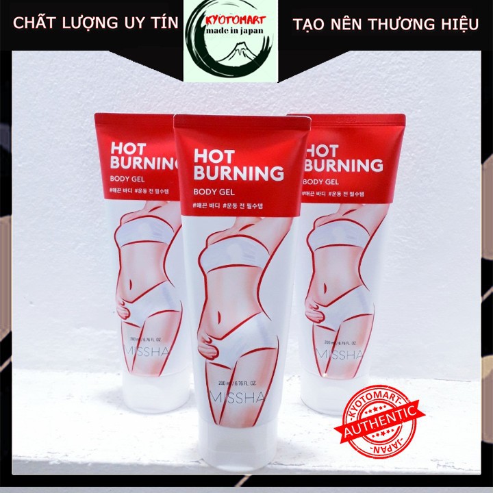 Gel Tan Mỡ Tạo Dáng Thon Gọn Missha Hot Burning Gel 200ml