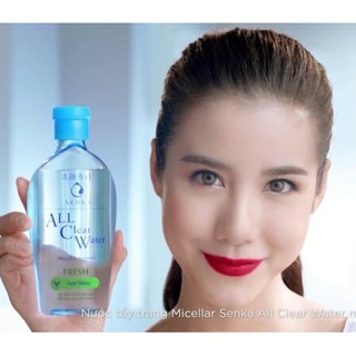 Nước Tẩy Trang Micellar Senka A.L.L Clear Water Fresh 230ml