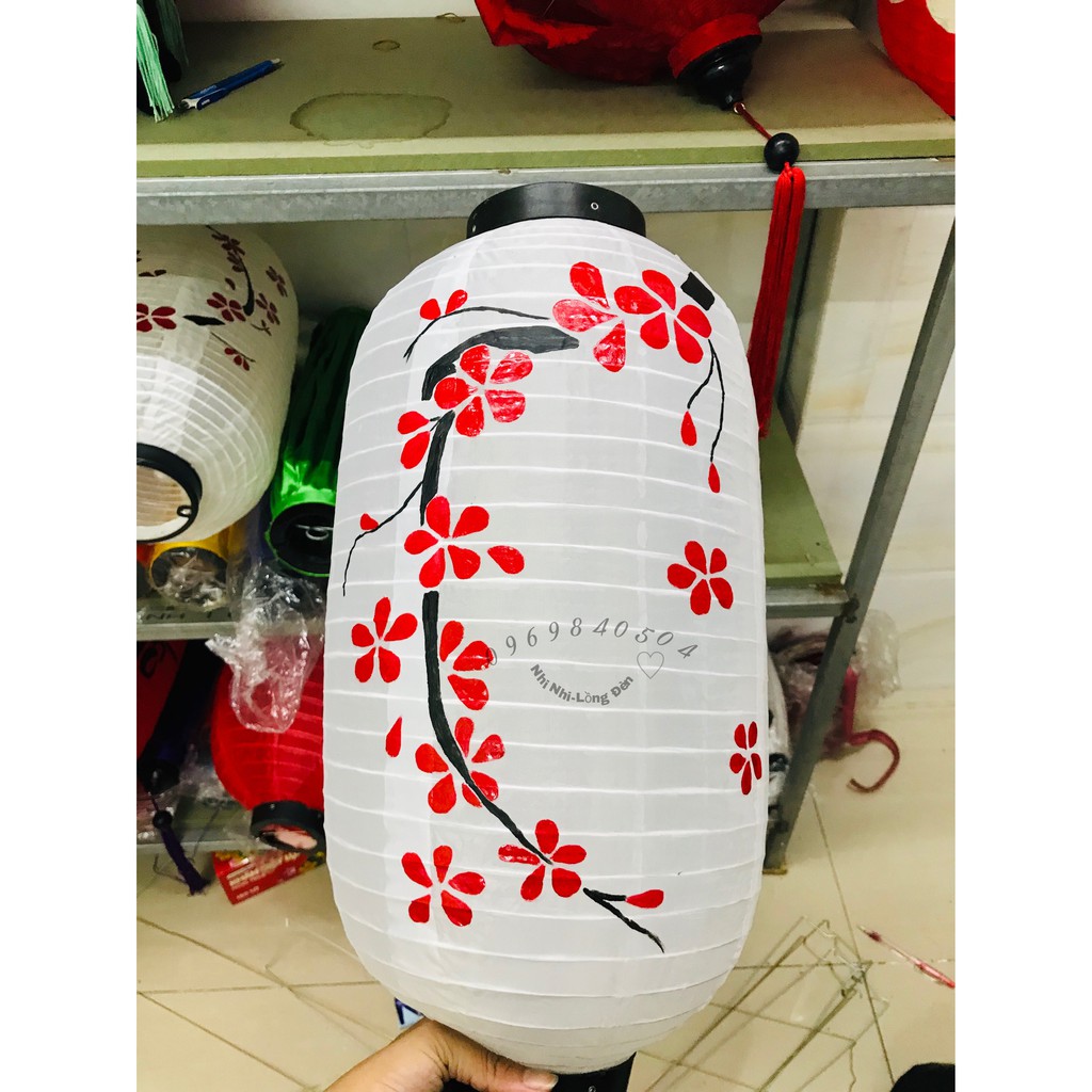 Họa tiết Nhật-Vẽ thủ công sơn dầu-không phai không trôi màu mưa nắng