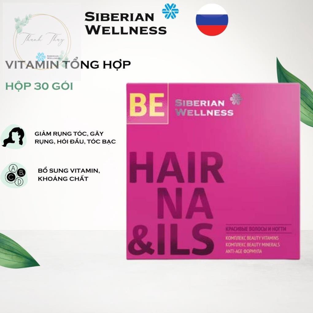 Vitamin tổng hợp ngăn rụng tóc Siberian Wellness 3D Cube Hair Nail của Nga - hàng chính hãng