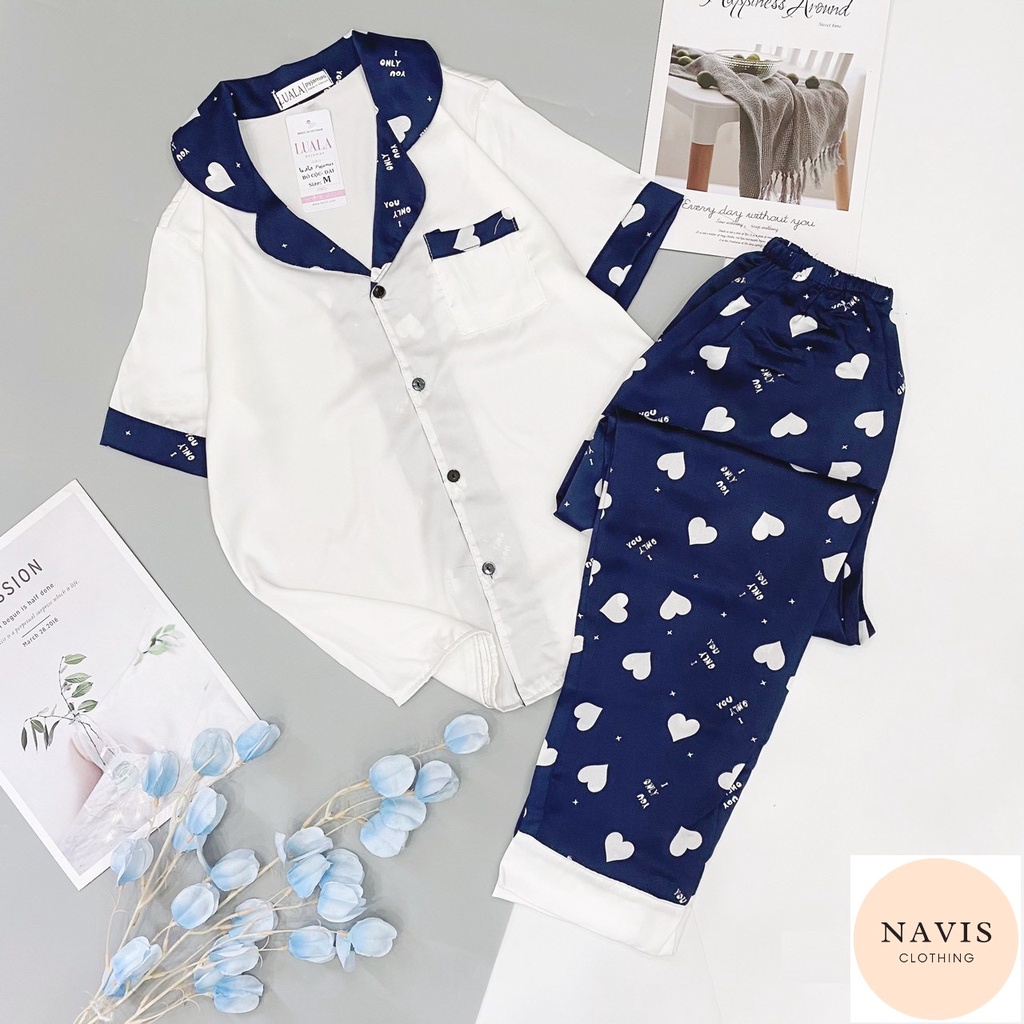 [XẢ KHO] Pijama Lụa Hàn Phối Satin Mẫu Hot 2021 | BigBuy360 - bigbuy360.vn