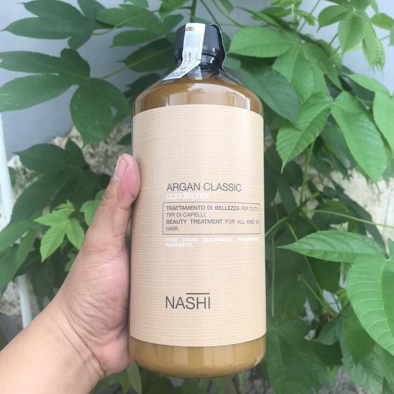 [NASHI-CHÍNH HÃNG ] DẦU GỘI  PHỤC HỒI HƯ TỔN NASHI ARGAN CLASSIC 1000ML