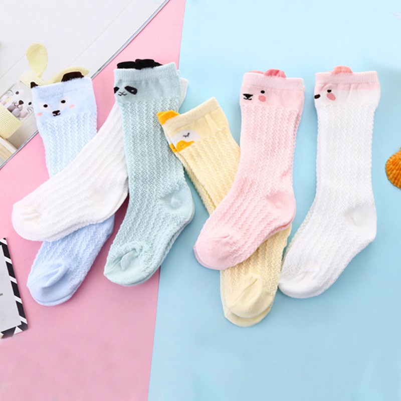 Tất lưới chống muỗi họa tiết hoạt hình thiết kế thoáng khí tiện dụng cho trẻ em