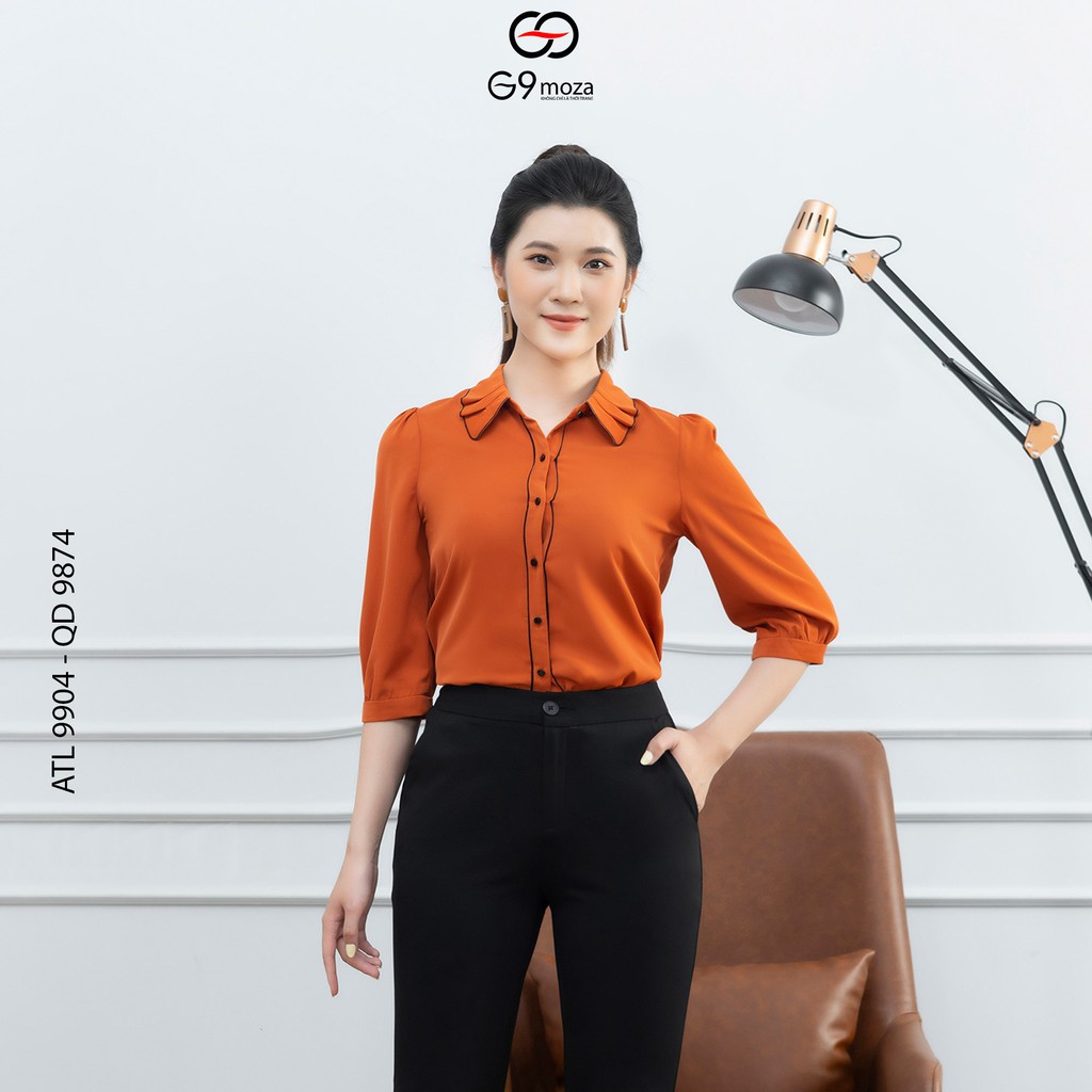 Quần legging  G9moza 9874  chất liệu U mì hàn tạo phong cách: Công sở, dạo phố, du lịch Trẻ trung ngọt ngào nữ tính