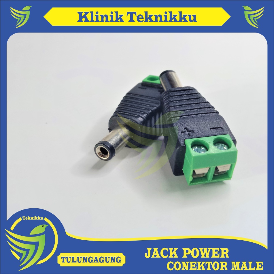 Dc JACK MALE POWER ADAPTER 5.5X2.1MM