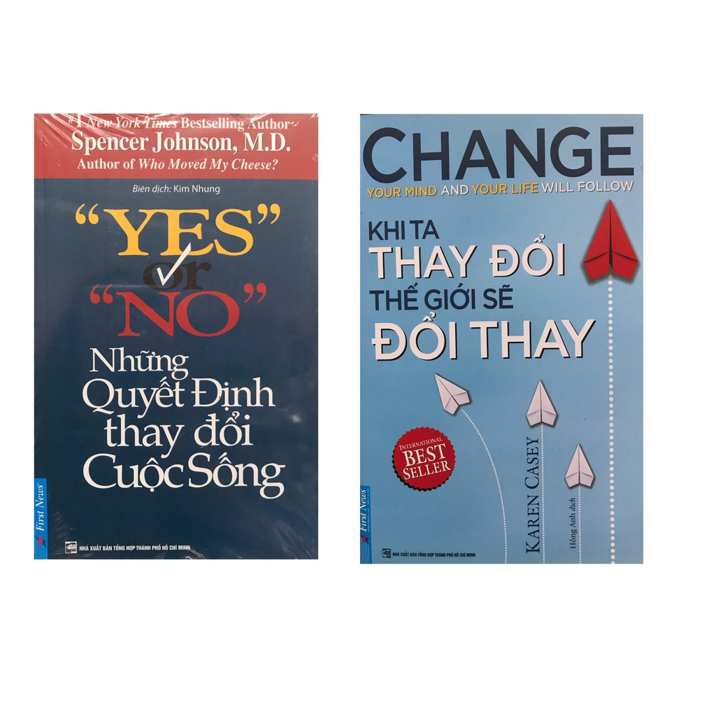 Sách - Những quyết định thay đổi cuộc sống + Khi ta thay đổi thế giới sẽ đổi thay (Combo 2 cuốn)