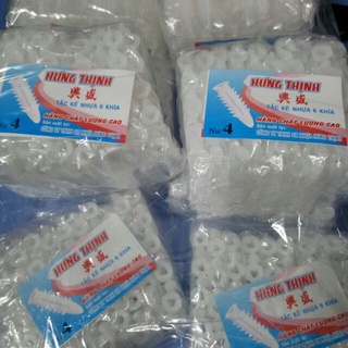 Tắc kê nhựa ( nở nhựa ) các cỡ 3-4-5-6 ( giá 1 bịch / 100 con)