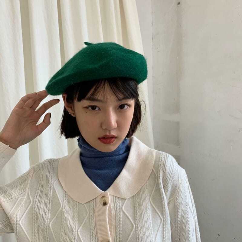 Nón Beret Thời Trang Retro Nhật Hàn Dành Cho Nữ