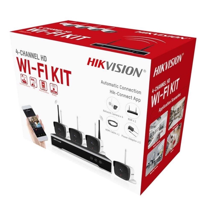 [SIÊU SALE] Bộ Kit camera IP Wifi HIKVISION NK42W0H(D) | BigBuy360 - bigbuy360.vn