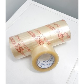 Combo 1 cây băng keo trong/ đục 6 cuộn 1,6kg siêu rẻ