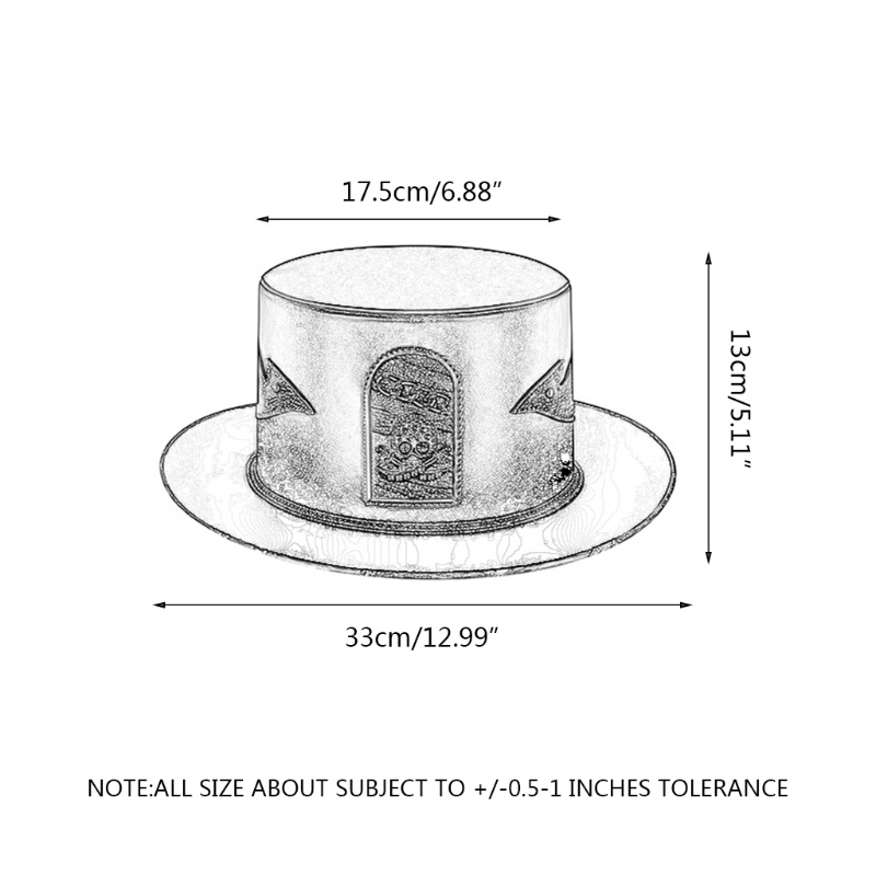 Mũ Bác Sĩ Chất Liệu Da Phong Cách Steampunk Dùng Để Hóa Trang Tiệc Halloween