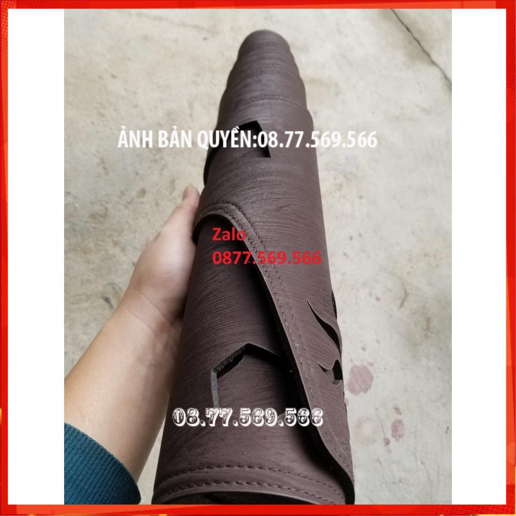 THẢM TAPLO GỖ KIA MORNING DA VÂN GỖ DA CARBON NHUNG LÔNG CỪU 3 LỚP CÓ CHỐNG TRƯỢT THẢM PHỦ LÓT CHE NẮNG TAPLO