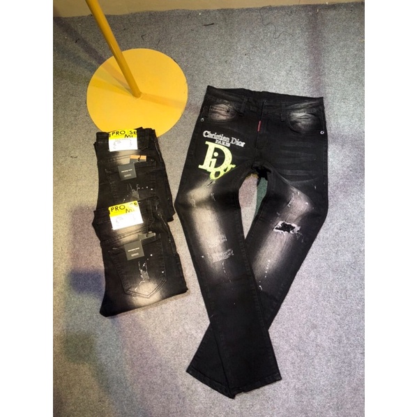 [Mã SRBACK010912 hoàn 20K xu đơn 50K] Quần jean nam Dsquared2 khoá lệch cao cấp mới nhất_shop tự chụp | BigBuy360 - bigbuy360.vn