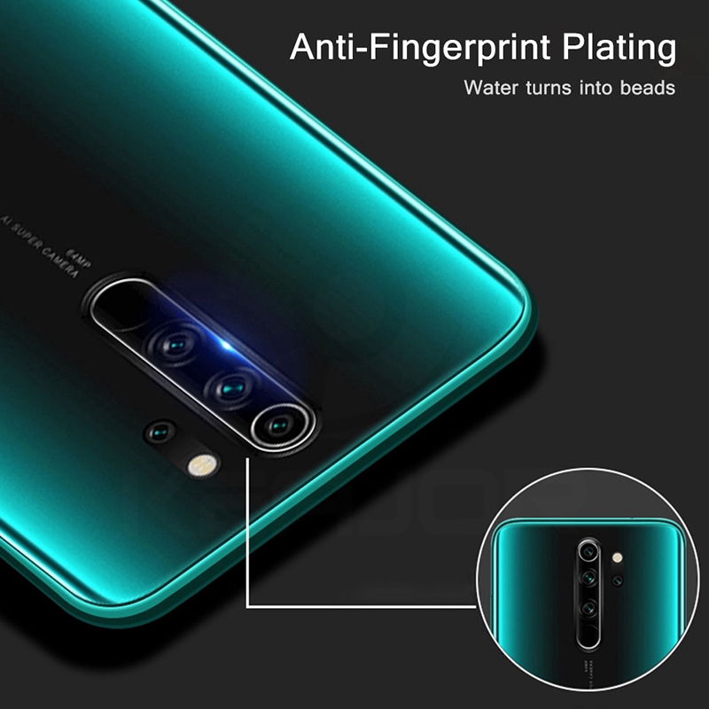 Kính cường lực bảo vệ màn hình 9D + kính bảo vệ ống kính camera cho Xiaomi Redmi note 8/Pro