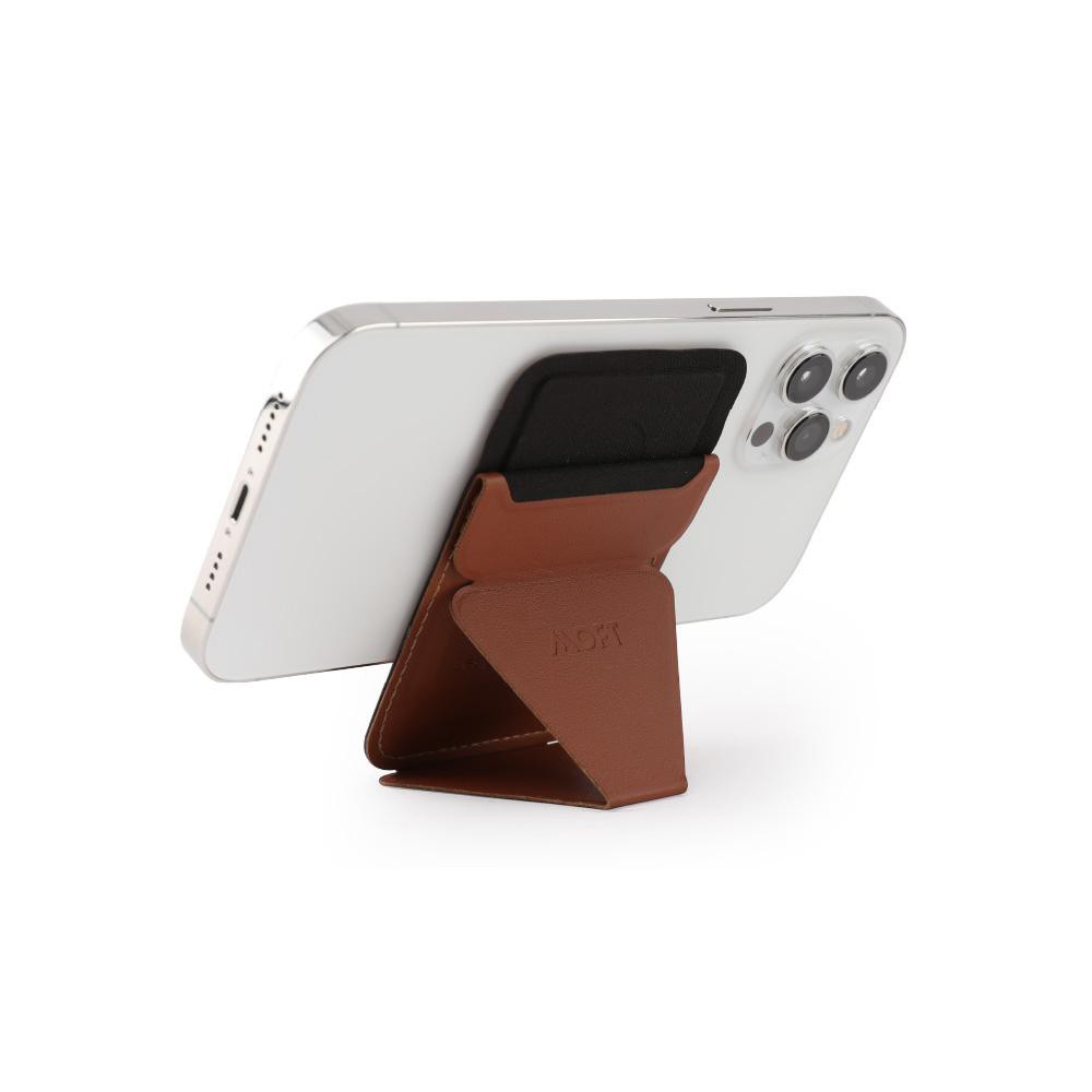 Giá đỡ điện thoại + ví đựng thẻ hỗ trợ sạc không dây cho iPhone 12, Iphone 13 Series MOFT Snap-on Stand and Wallet