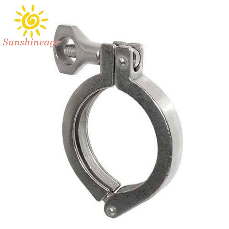 SUNAGE- ~Tri Clamp Clover Union Sanitary 1pc 64MM OD Ferrule Flange Stainless Steel 304【SUNAGE-HOT Fashion】