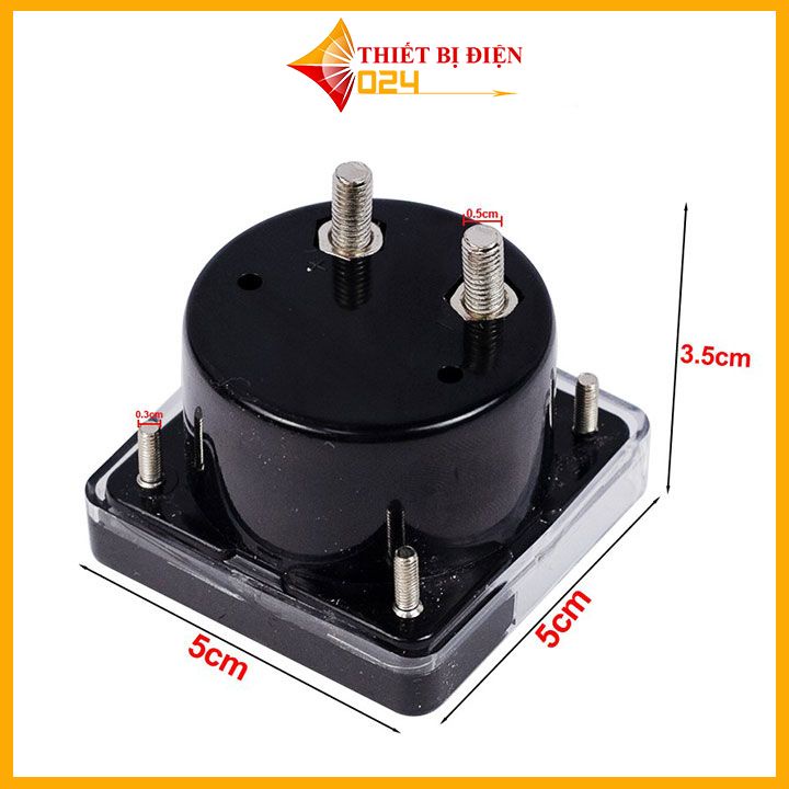 Đồng hồ Ampe kế xoay chiều BEW 5x5x3.5Cm