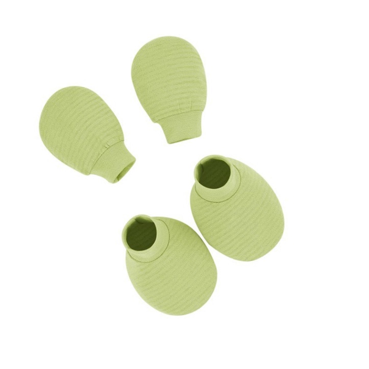 Bao tay, bao chân và mũ vân thoáng Lullaby cho bé