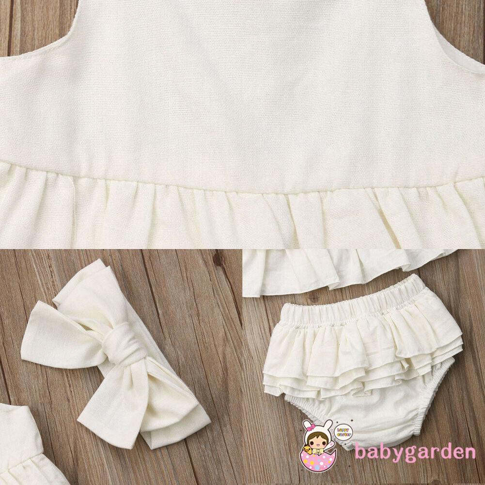 Bộ quần áo kèm băng đô xinh xắn dành cho bé gái