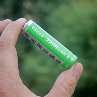 [Hàng chuẩn] Pin Sạc Cell 18650 HHTC Green Lithium-ion 2200mAh 3.7V dùng cho Loa/ Đài/ Máy phóng thanh và Đèn pin