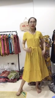 Váy đũi thắt nơ