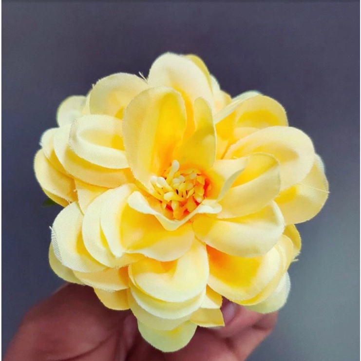 hoa trang trí bánh sinh nhật [FREESHIP❤️] hoa lụa cúc pháp trang trí bánh kem