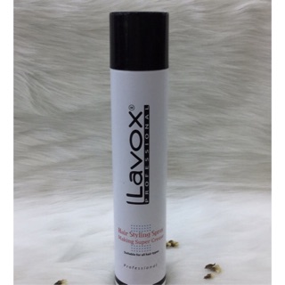 Keo tạo kiểu tóc cứng Lavox 420ml nắp đen