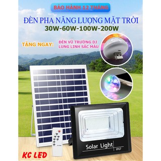 Đèn led pha năng lượng mặt trời