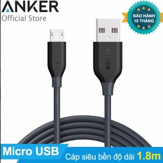 Cáp sạc siêu bền Anker PowerLine Micro USB 1.8m - Hãng phân phối chính thức Alo.Store