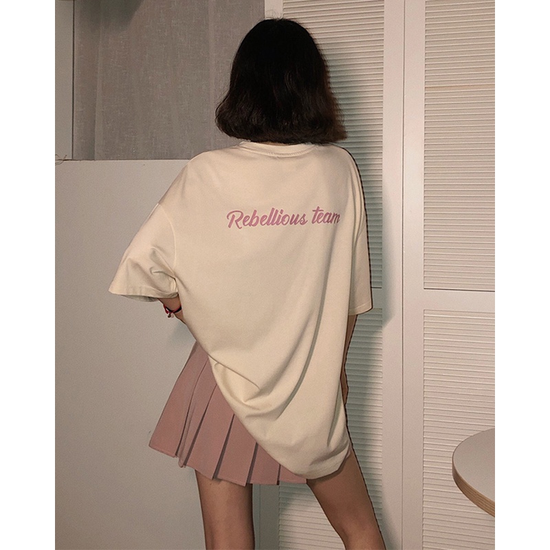 NRVP Áo Thun Nữ Tay Ngắn In Hình Phong Cách Hàn Quốc Thời Trang Mùa Hè 2022