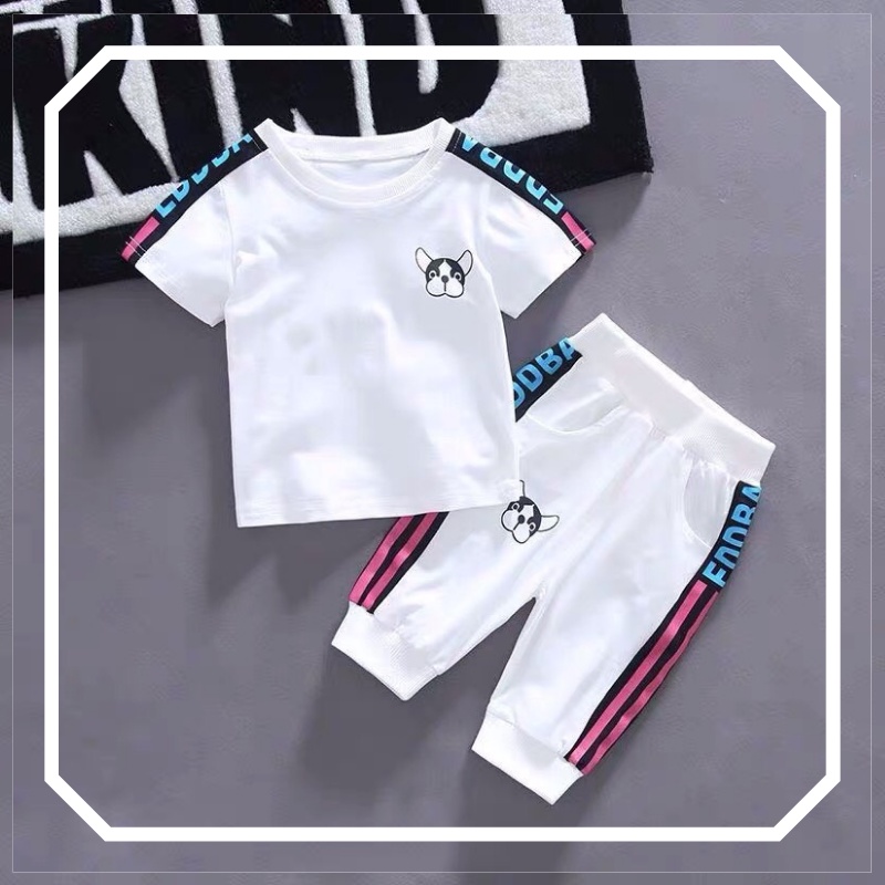 Bộ Quần Áo Cộc Tay Cho Bé Trai Bé Gái, Chất Liệu Cotton 100% Thoáng Mát Cho Bé Cân Nặng Từ 8-28kg BETHOKIDS