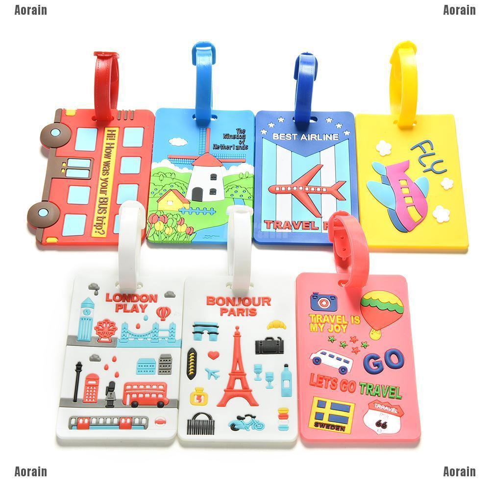 Thẻ Tên Họa Tiết Hoạt Hình Dễ Thương Kích Thước 10.5cm x