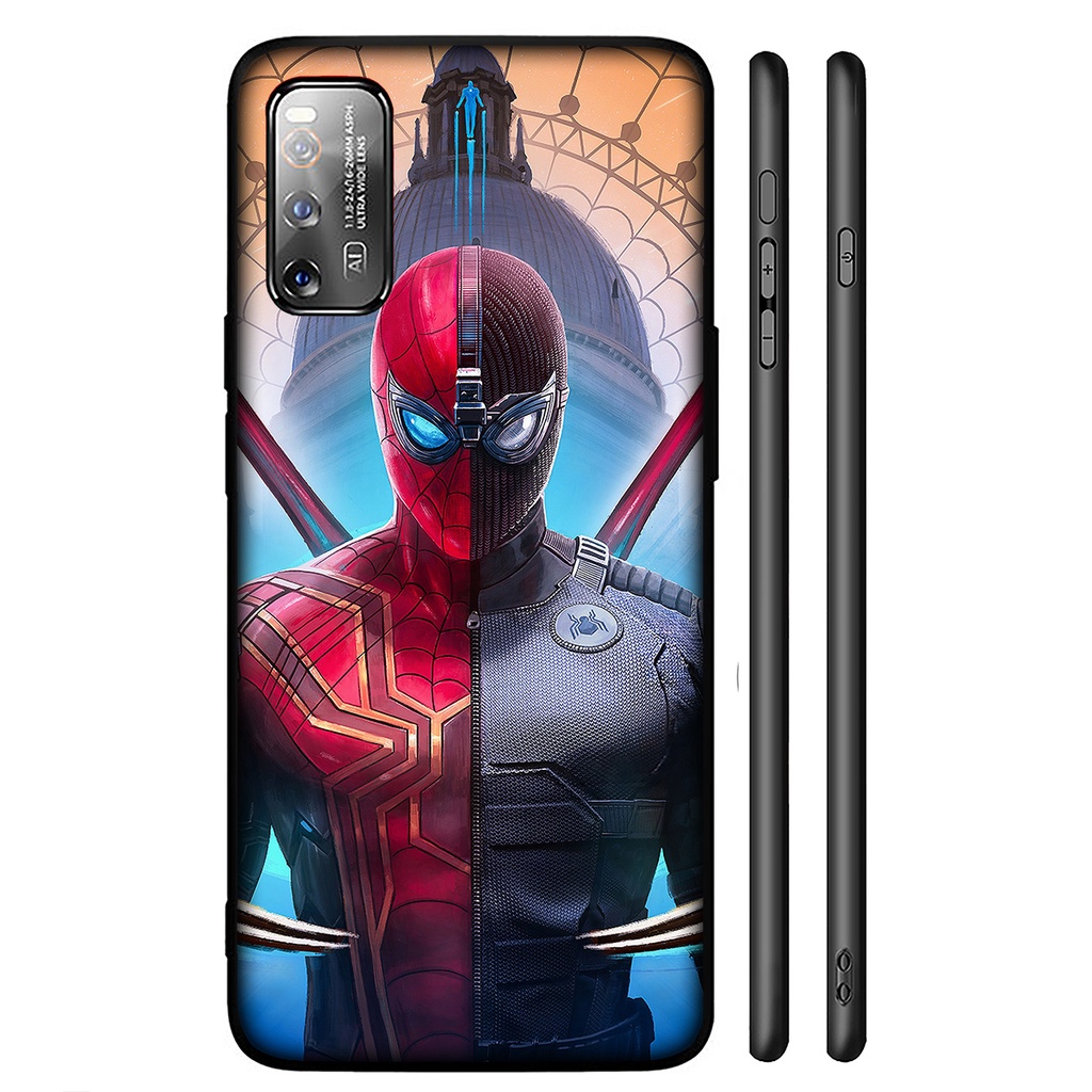 Ốp Điện Thoại Mềm Hình Marvel Iron Man Spider Man Cho Samsung Galaxy A9 A8 A6 Plus A8 + A6 + A7 2018 A5 A3 2017 2016