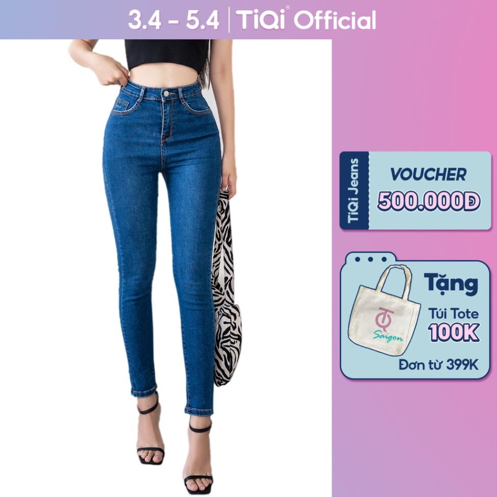 Quần Jean Skinny Nữ Lưng Cao Tôn Dáng Form Ôm TiQi Jeans G1-507 !