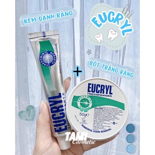 Combo Kem Đánh Răng & Bột Trắng Răng Eucryl Toothpaste & Toothpowder