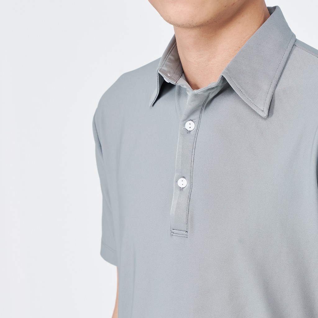 Áo Polo Nam Trơn Rough Vải Cotton CVC Chống Nhăn, Form Suông Basic | BigBuy360 - bigbuy360.vn