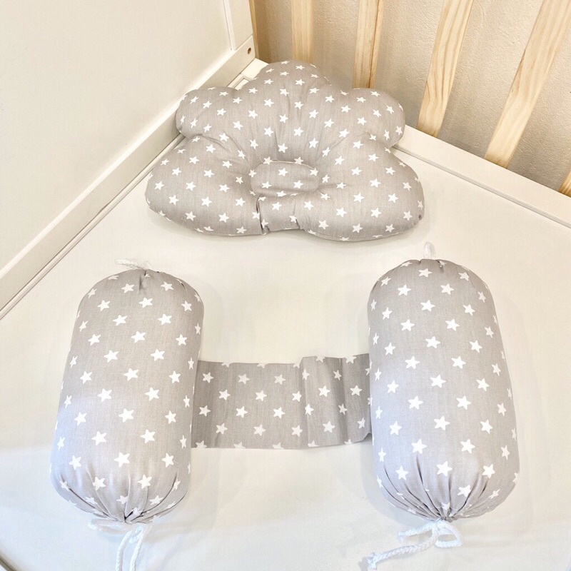 Set Chặn Bông kèm gối Sơ Sinh Monmon