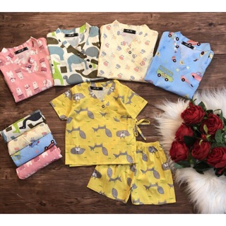 Combo sỉ 1 ri yukata cho bé trai bé gái chất đẹp giá 1650k
