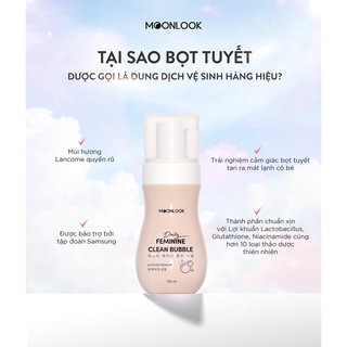 Dung dịch vệ sinh bọt tuyết quyến rũ MoonLook 150ml