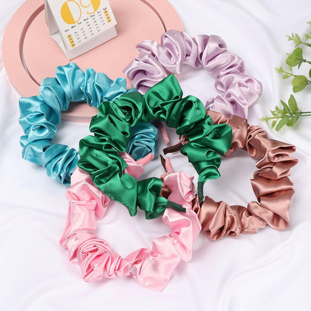 PINEVN Băng Đô Cài Tóc Màu Trơn Phong Cách Retro