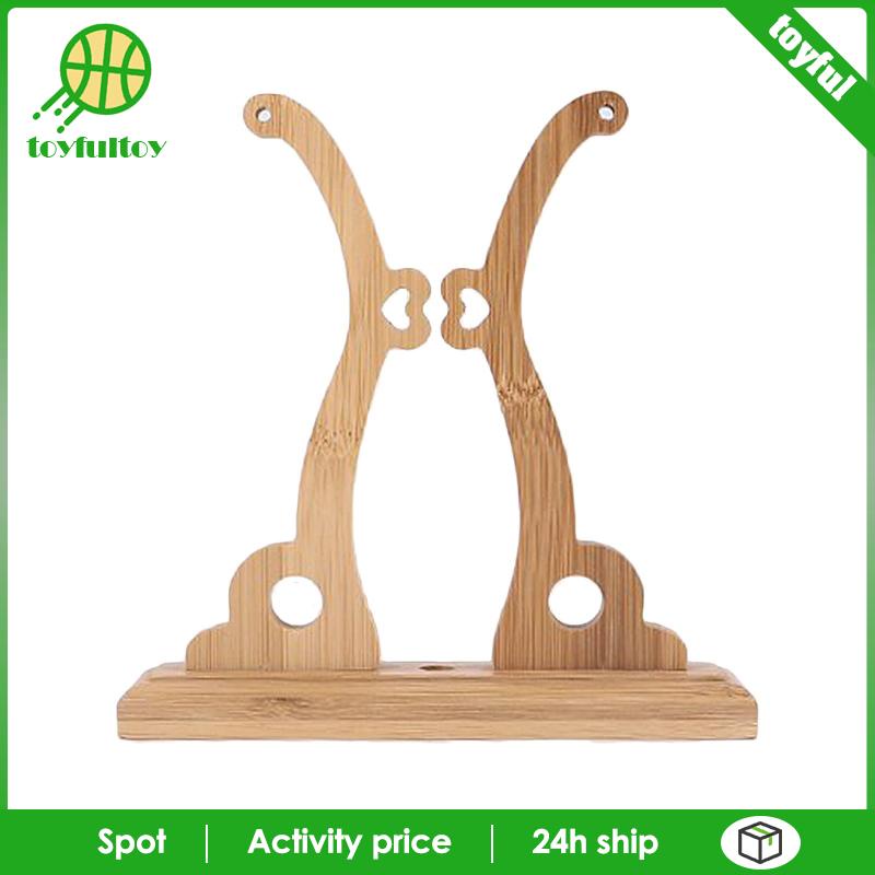 Giá Đỡ Trưng Bày Quạt Cầm Tay Hình Tròn Bằng Tre Phong Cách Trung Hoa