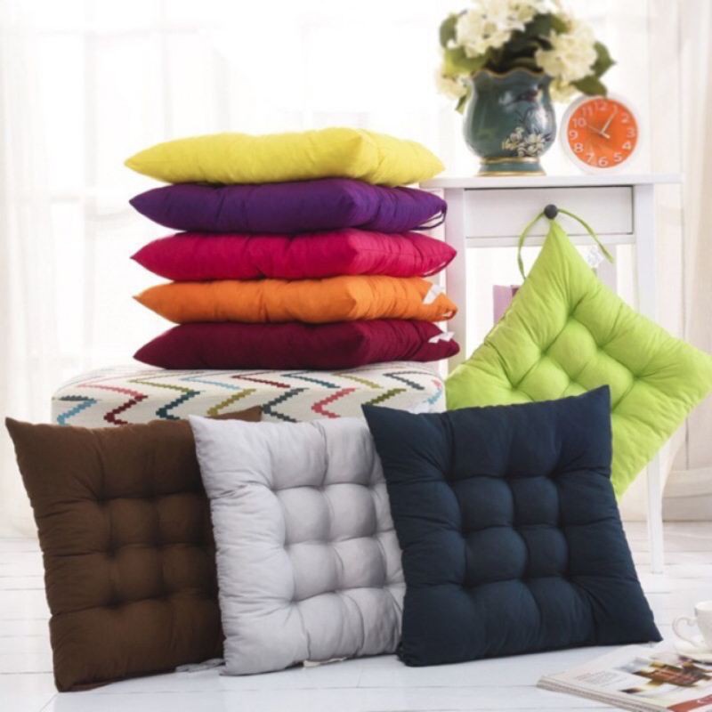 Đệm ngồi bệt, nệm lót ghế siêu rẽ, siêu tiết kiệm 40x40cm