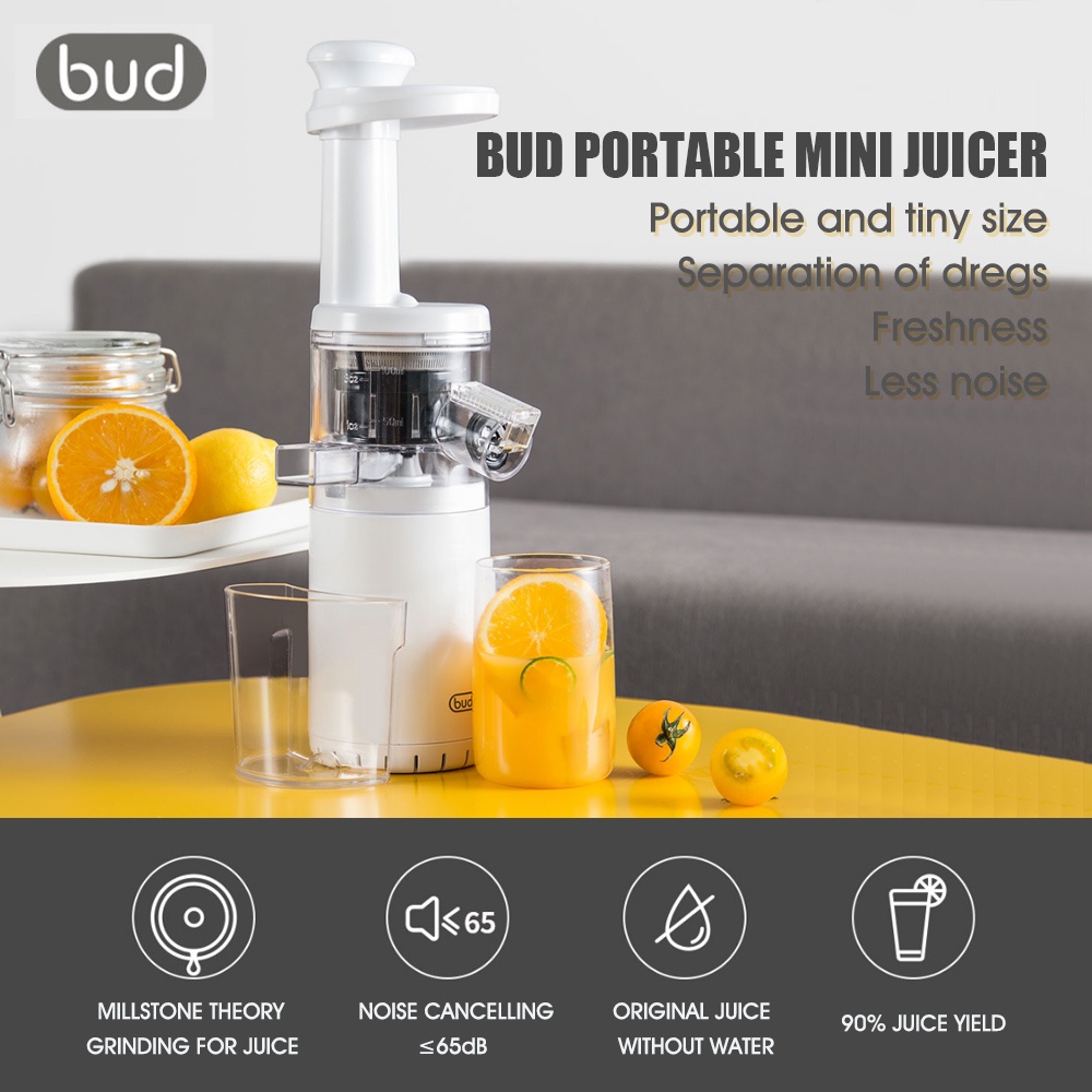 Máy ép chậm đa năng / Máy ép chậm trái cây hoa quả rau củ BUD BJ-32 Pro / BJ-08 Mini