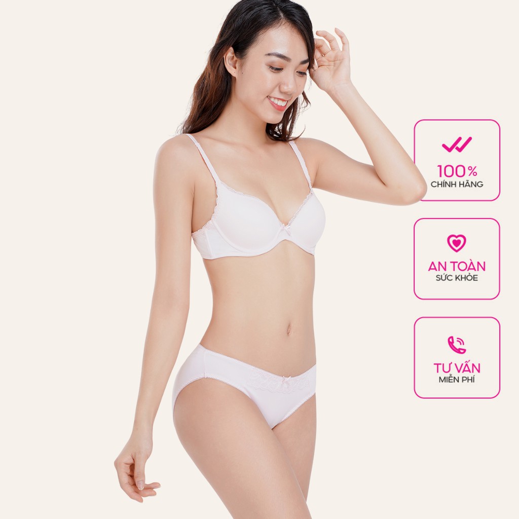 Quần Lót Nữ Misaki Ren Dáng Bikini mỏng nhẹ thoáng mát co giãn - 6372