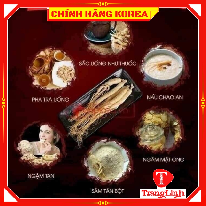 [Đặc Biệt] Hồng sâm sấy khô hàn quốc, hộp 300gr - Sâm hộp thiếc hàn quốc Insam - Tăng đề kháng, phòng ung thư, trangling