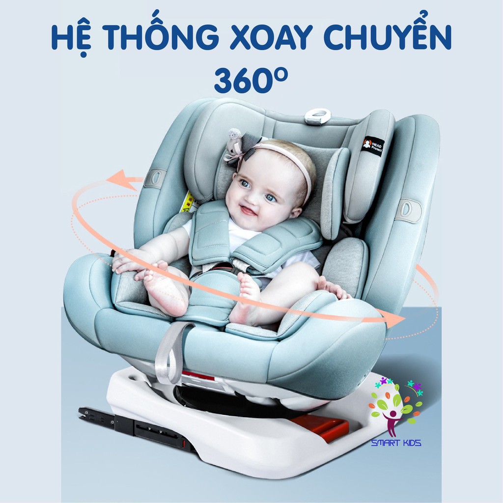 Ghế ngồi ô tô trẻ em Doux DX-1131 quay 360 độ Isofix