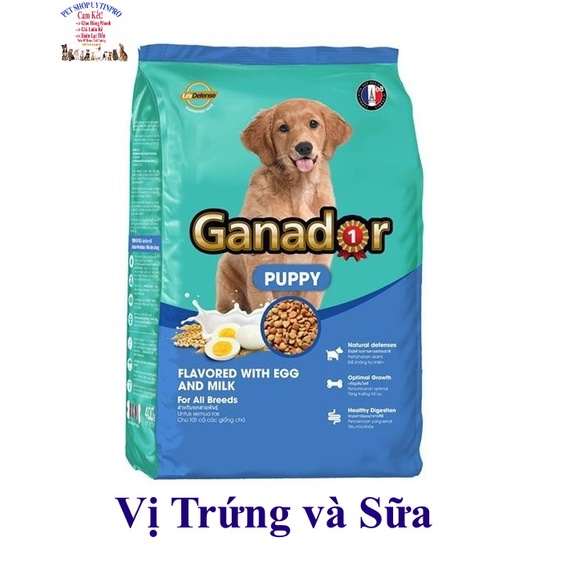 3 Gói Thức ăn hạt cho Chó con Ganador Gói 400g Thương hiệu từ Pháp Dinh dưỡng tốt nhất cho tất cả các giống Chó