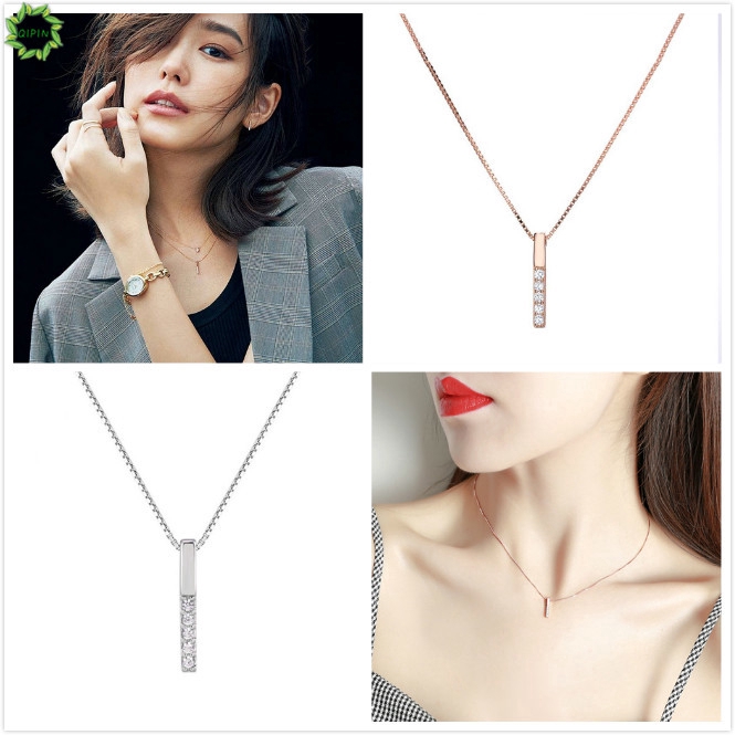 Dây Chuyền Hợp Kim Mặt Hình Chìa Khóa Đính Đá Xinh Xắn Cho Nữ