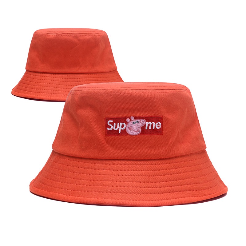 Mũ Bucket Supreme X Peppa Pig màu đỏ